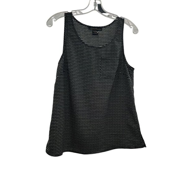 Marisa Christina Women's Scoop Neck Sleeveless Top Black/Gray Size Small - Picture 1 of 8